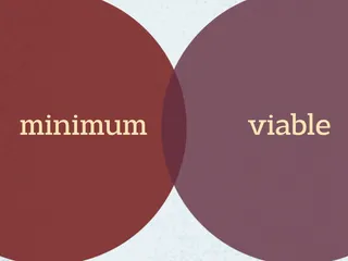 venn diagram: minimum (.) viable